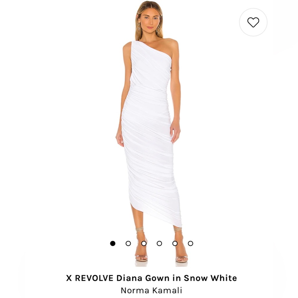 Norma Kamali x REVOLVE Diana Gown in Snow White
